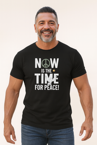 Load image into Gallery viewer, “🕊Now Is the Time for Peace! – Uplifting Dove Tee 🤍🕊️
