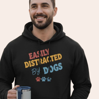 Load image into Gallery viewer, 🐾 Easily Distracted by Dogs| Funny Dog Lover T-Shirt
