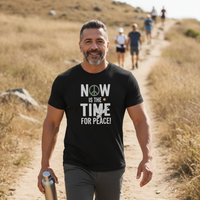 Load image into Gallery viewer, “🕊Now Is the Time for Peace! – Uplifting Dove Tee 🤍🕊️
